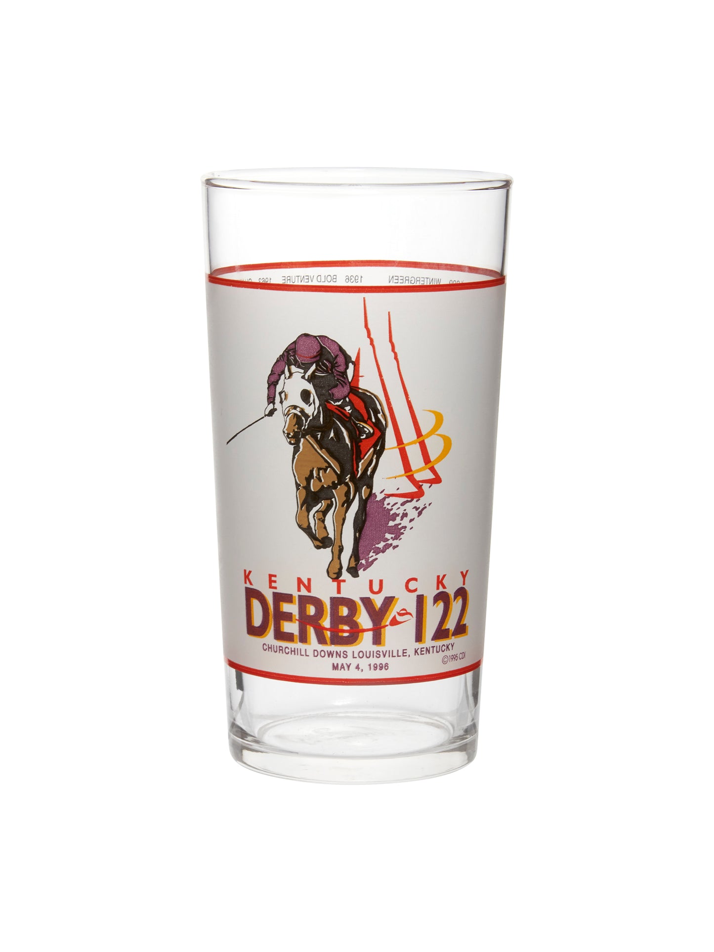 Vintage Kentucky Derby 122nd Mint Julep Glasses Weston Table