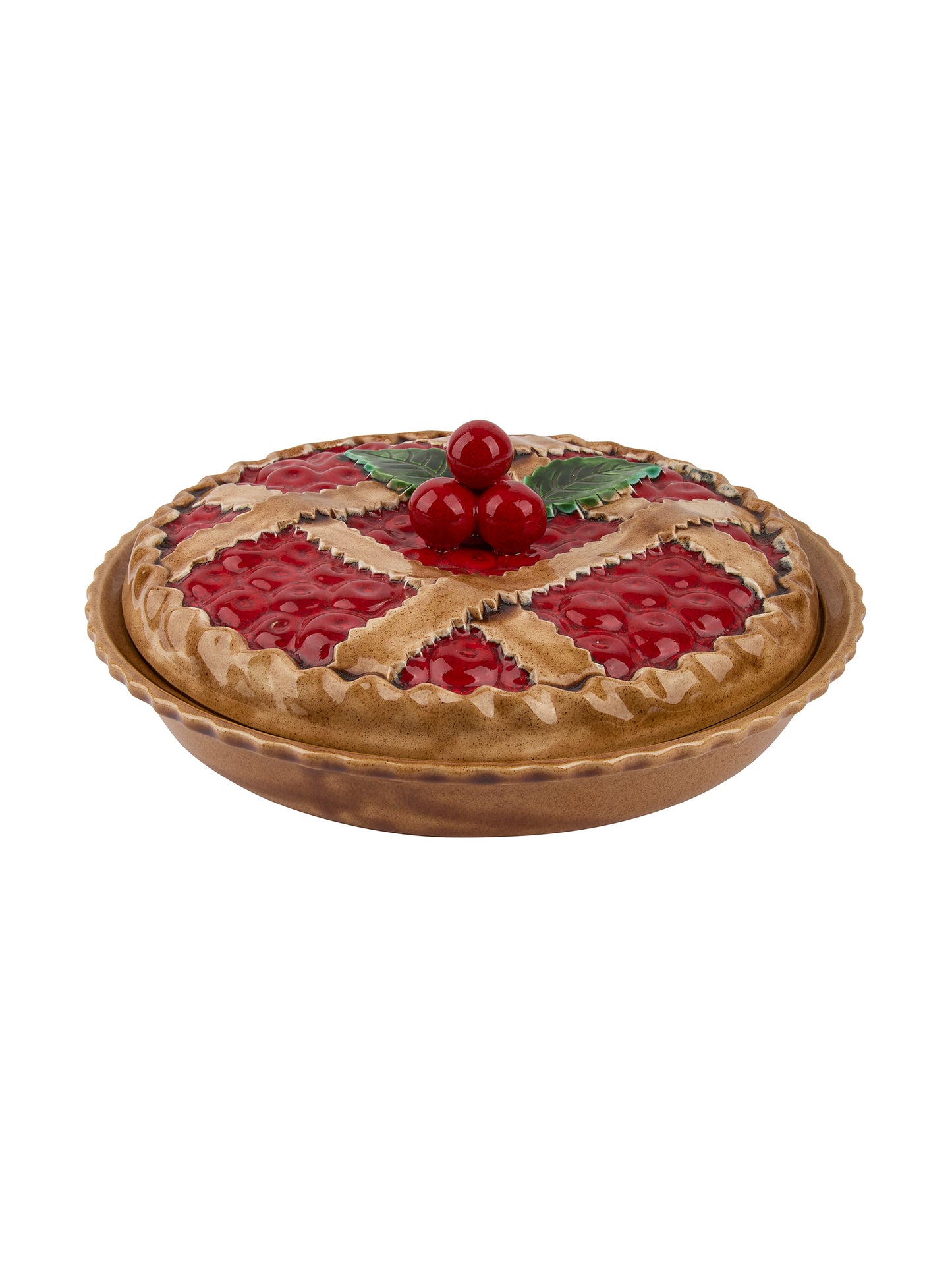 Vintage Lattice Cherry Pie Keeper Weston Table