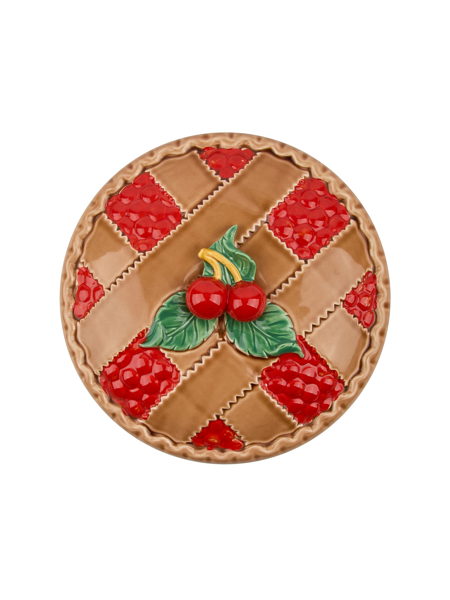 Vintage Lattice Cherry Pie Keeper Weston Table