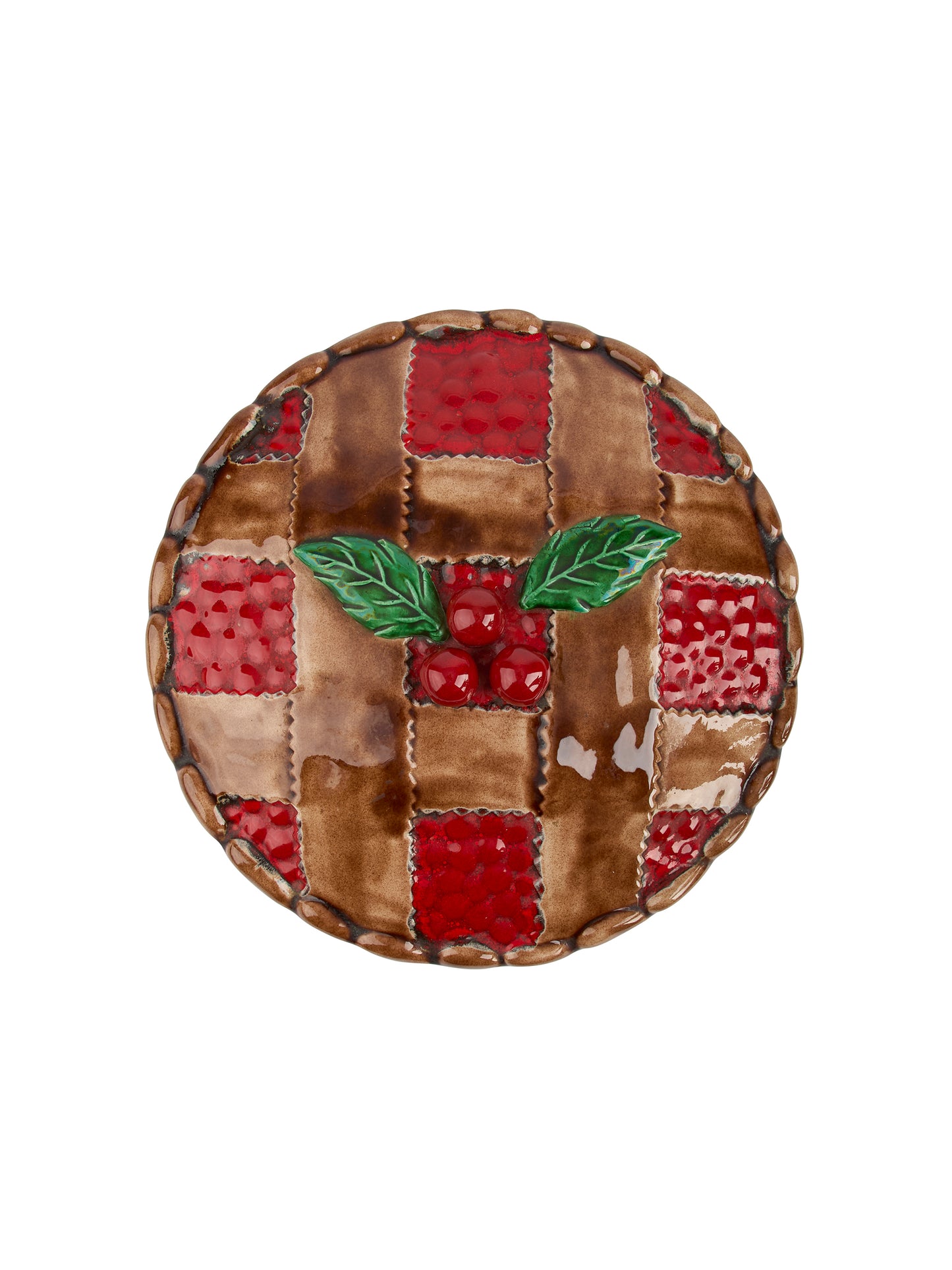 Vintage Lattice Cherry Pie Keeper Weston Table