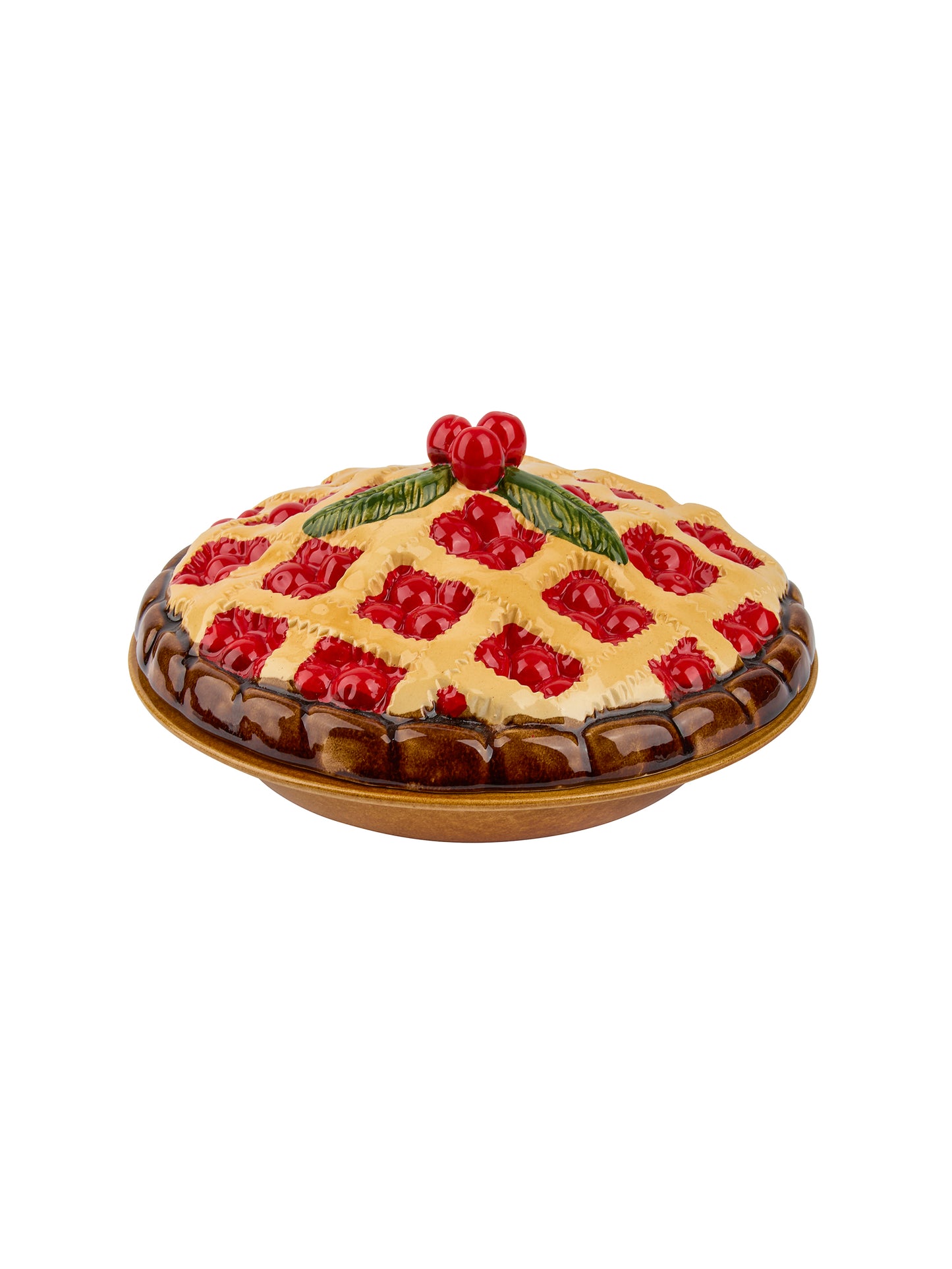 Vintage Lattice Cherry Pie Keeper Weston Table