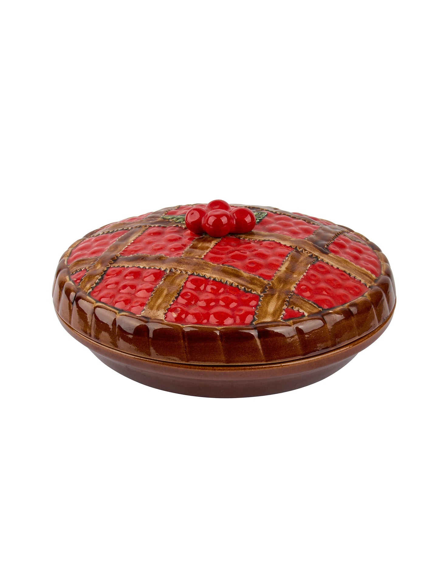 Vintage Lattice Cherry Pie Keeper Weston Table