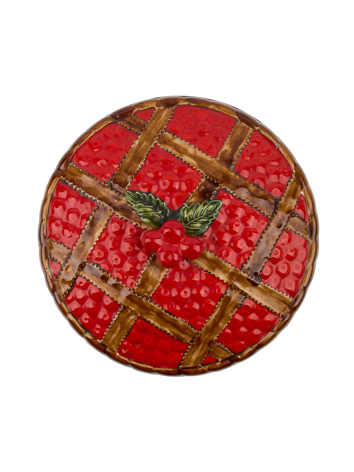 Vintage Lattice Cherry Pie Keeper Weston Table