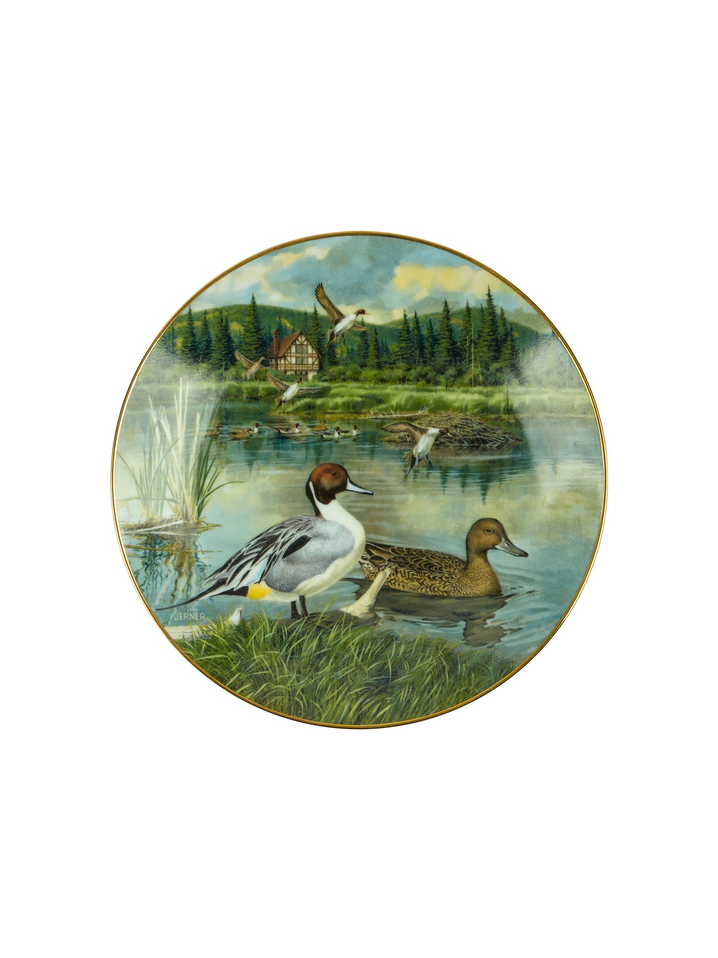 Vintage Living with Nature Jerner's Duck Plates Weston Table