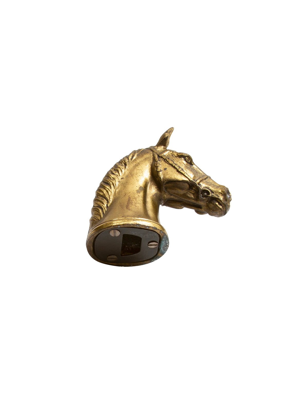 Vintage Mid-Century Brass Horse Head Bottle Opener Weston Table