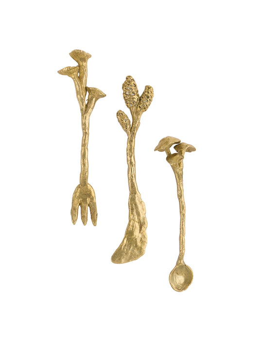 Vintage Mushroom Pewter Hostess Serving Trio Weston Table