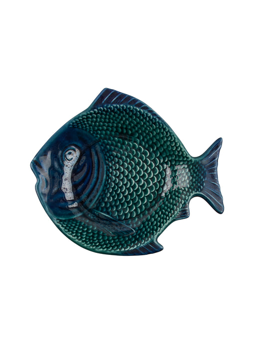 Vintage Olfaire Blue Ombre Fish Plate Weston Table