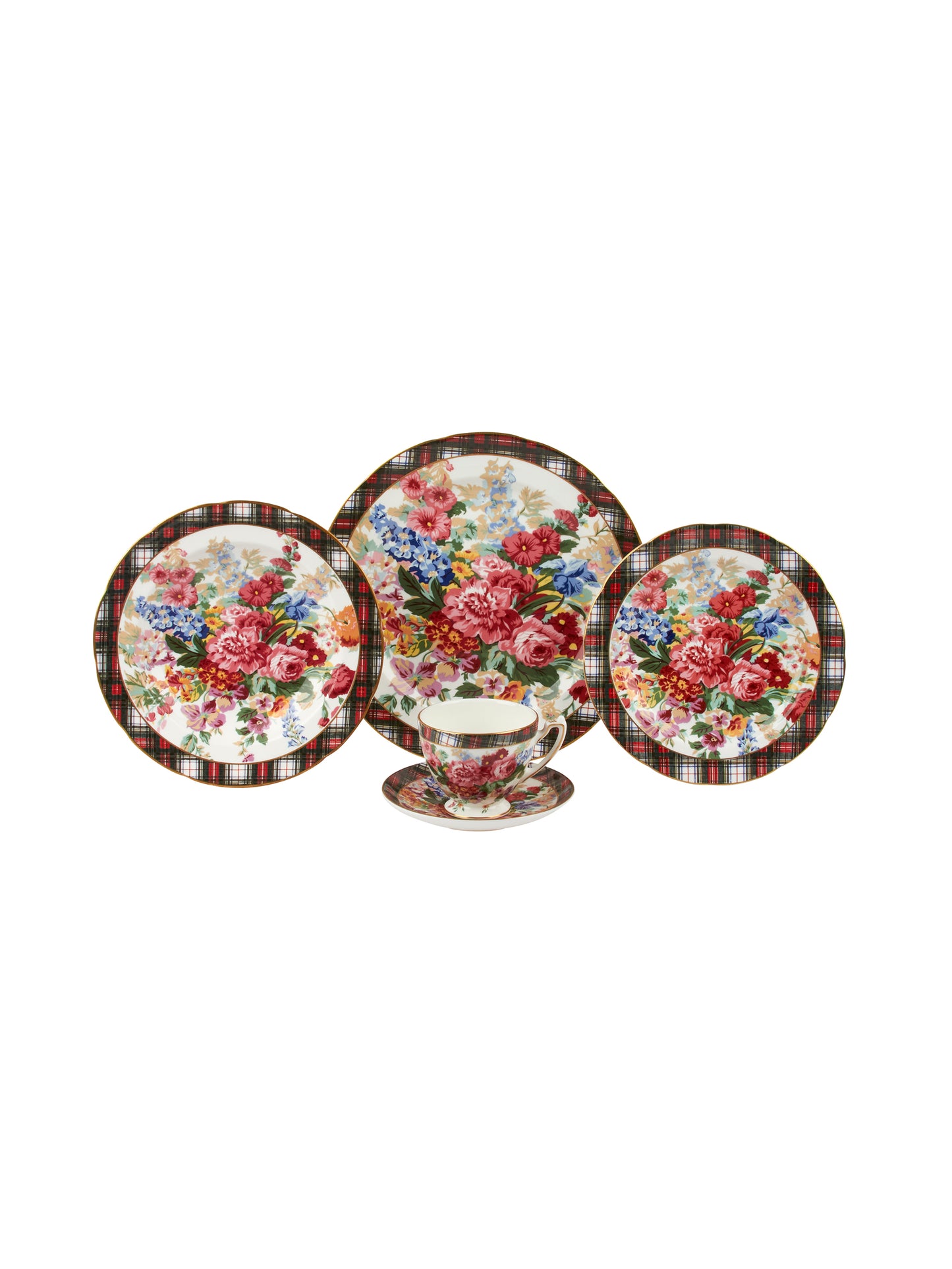 Vintage Ralph Lauren Hampton Floral Dinnerware for Six Weston Table