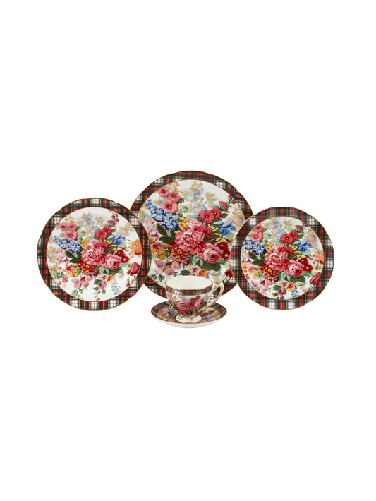 Vintage Ralph Lauren Hampton Floral Dinnerware for Six Weston Table