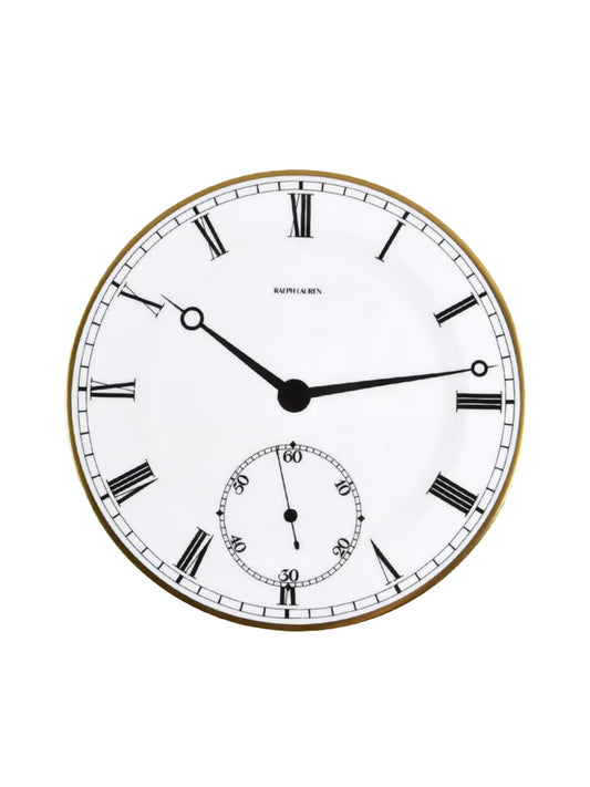 Vintage Ralph Lauren Pocket Watch Plate 12" Weston Table