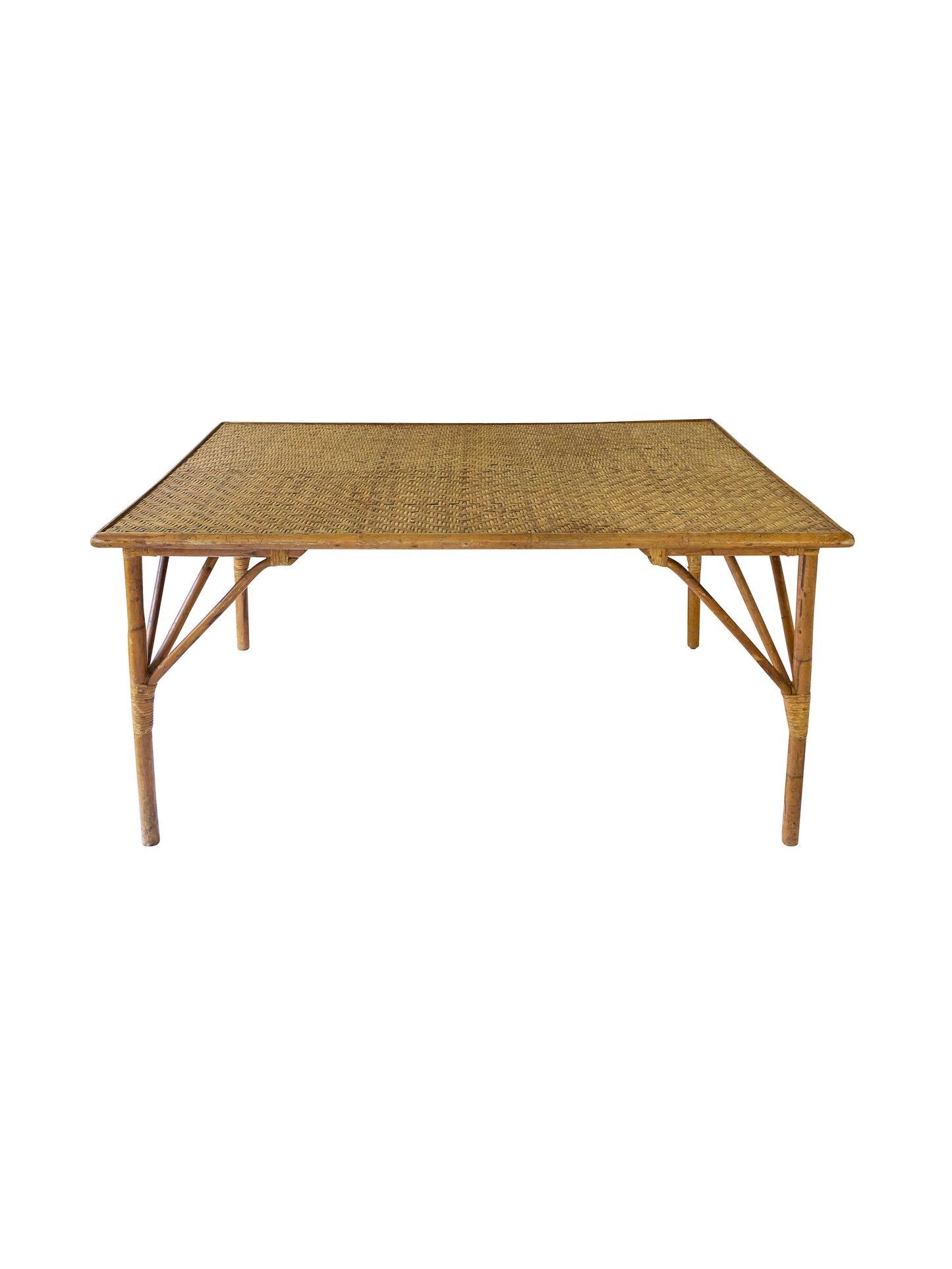 Vintage Retro French Rattan Table Weston Table