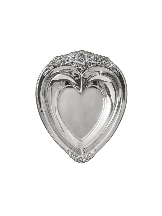 Vintage Retro Godinger Silver Plate Heart Bowl Weston Table
