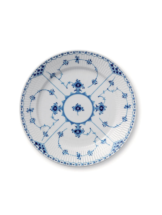 Vintage Royal Copenhagen Blue Fluted Half Lace 10" Dinner Plate