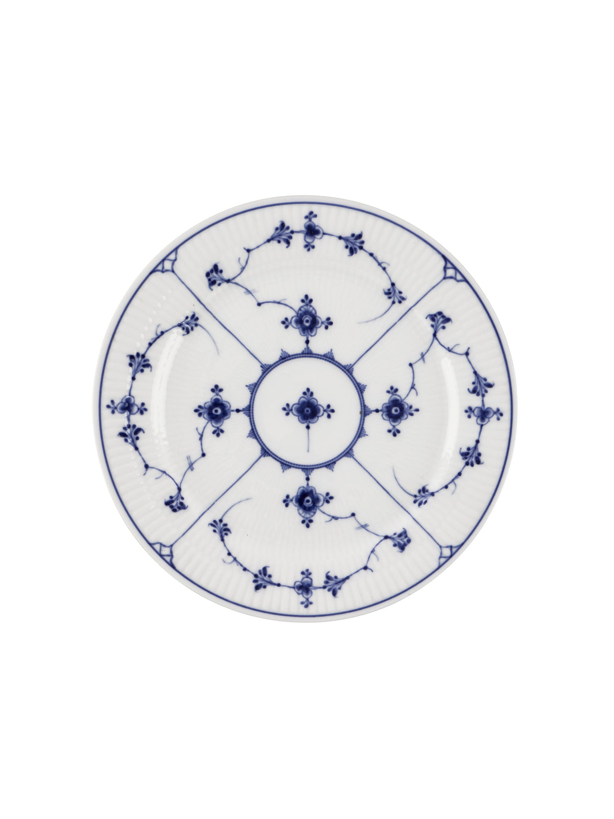 Vintage Royal Copenhagen Blue Fluted Plain Dinner Plate 8.5" Weston Table