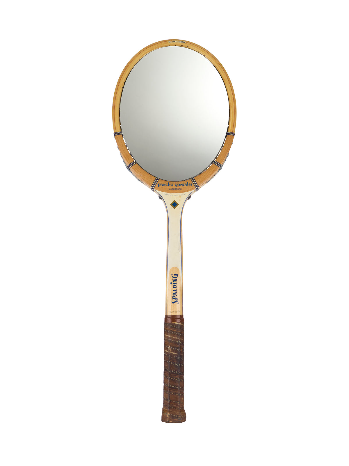 Vintage Tennis Racquet Mirror
