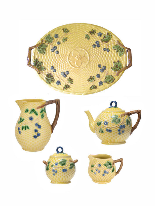 Vintage Tiffany & Co. Blackberries Tea Set Service Weston Table