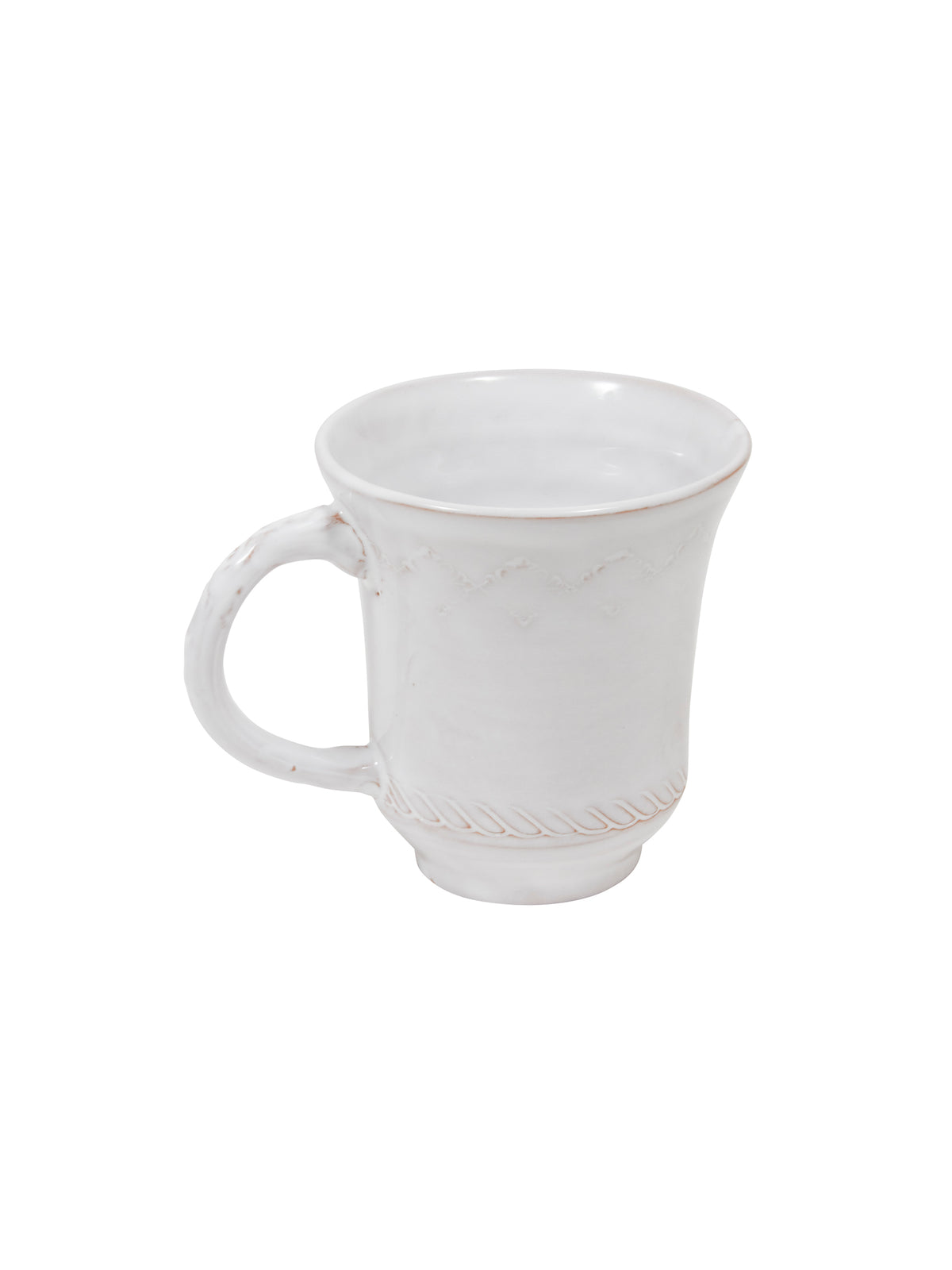 Vintage Vietri Bellezza White Mug Weston Table