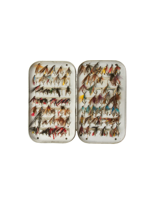 Vintage Wheatley Salmon Fly Box Weston Table