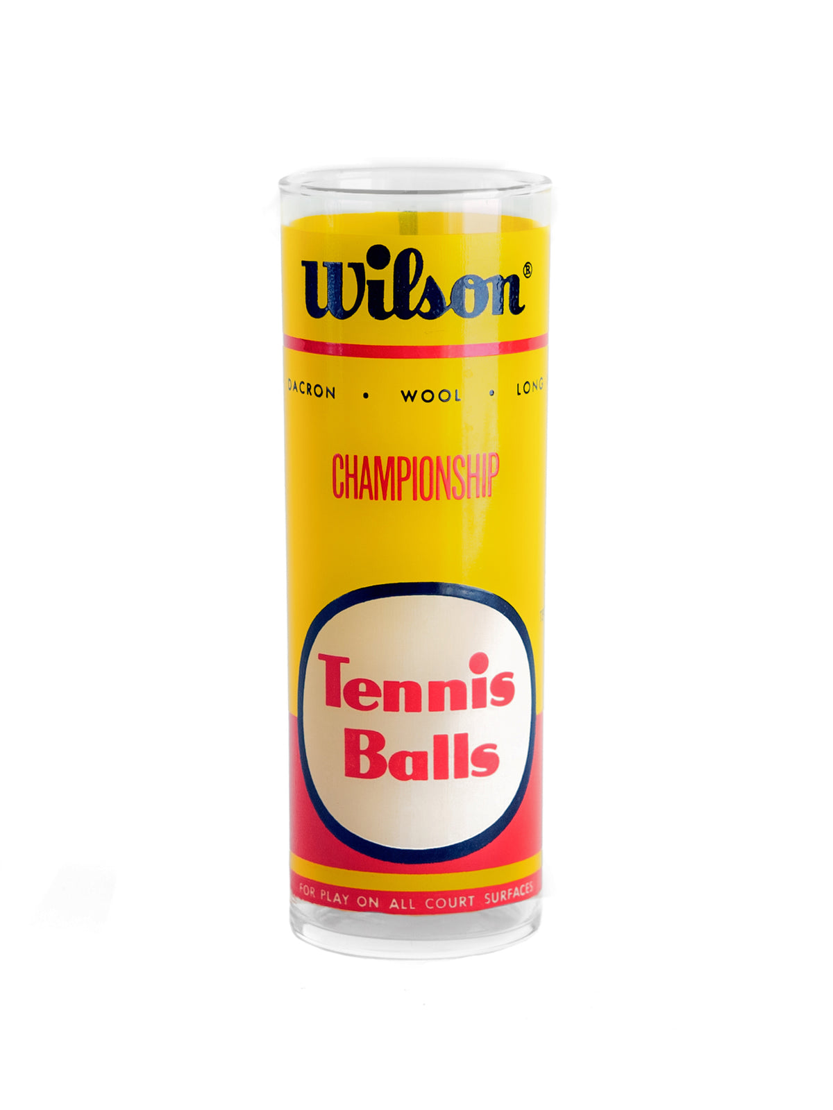 Vintage Wilson Tennis Highball Glass Style One Weston Table