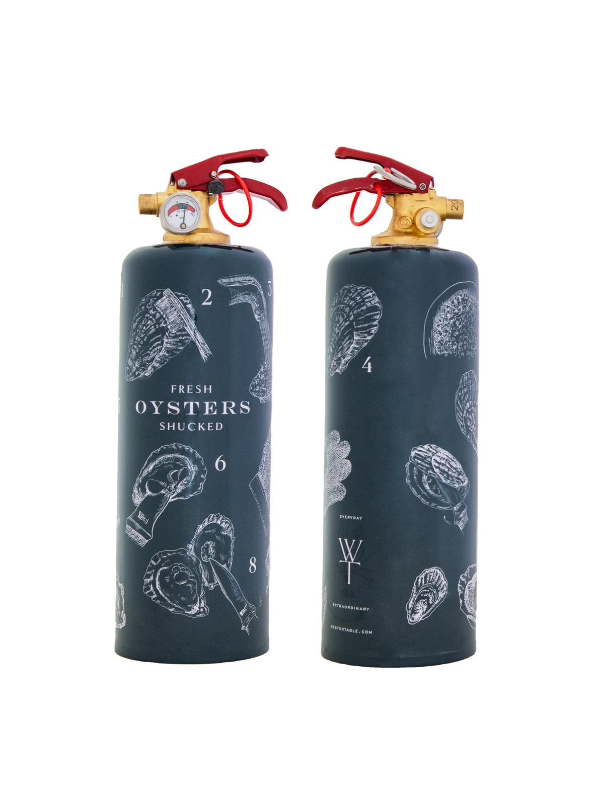 WT Safe T Fire Extinguisher Oysters Weston Table