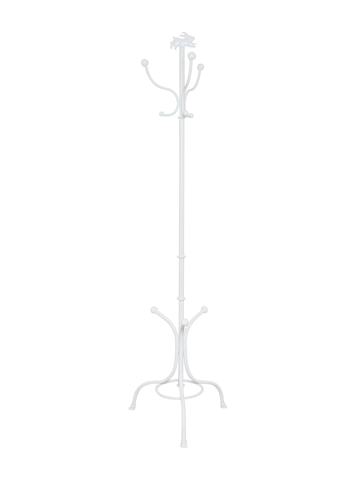 White Iron Bunny Coat Rack Weston Table