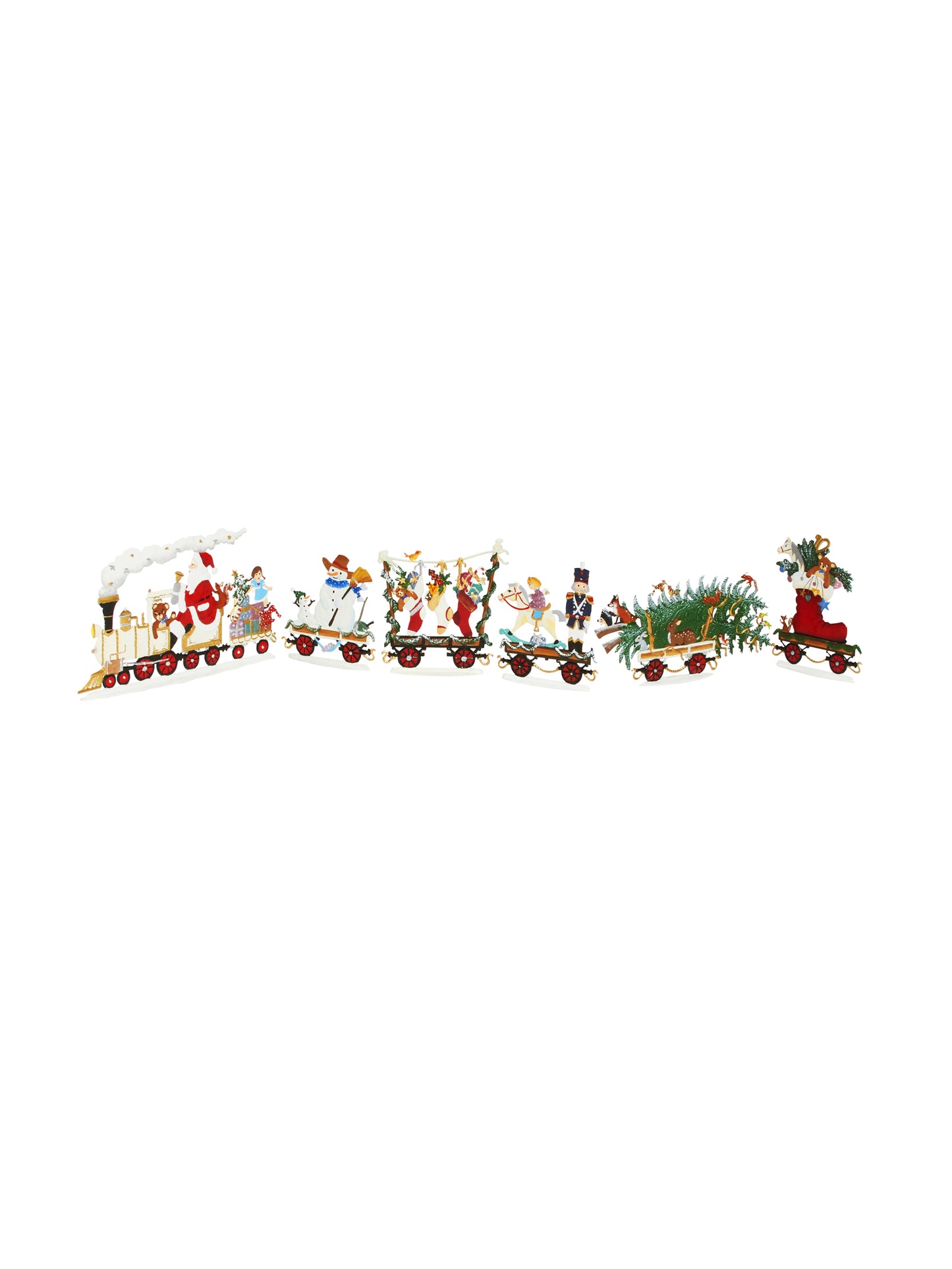 Wilhelm Schweizer Pewter Christmas Train Weston Table