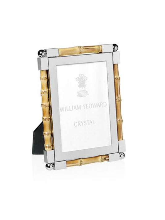 William Yeoward Crystal Classic Bamboo Photo Frame 4 x 6 Weston Table