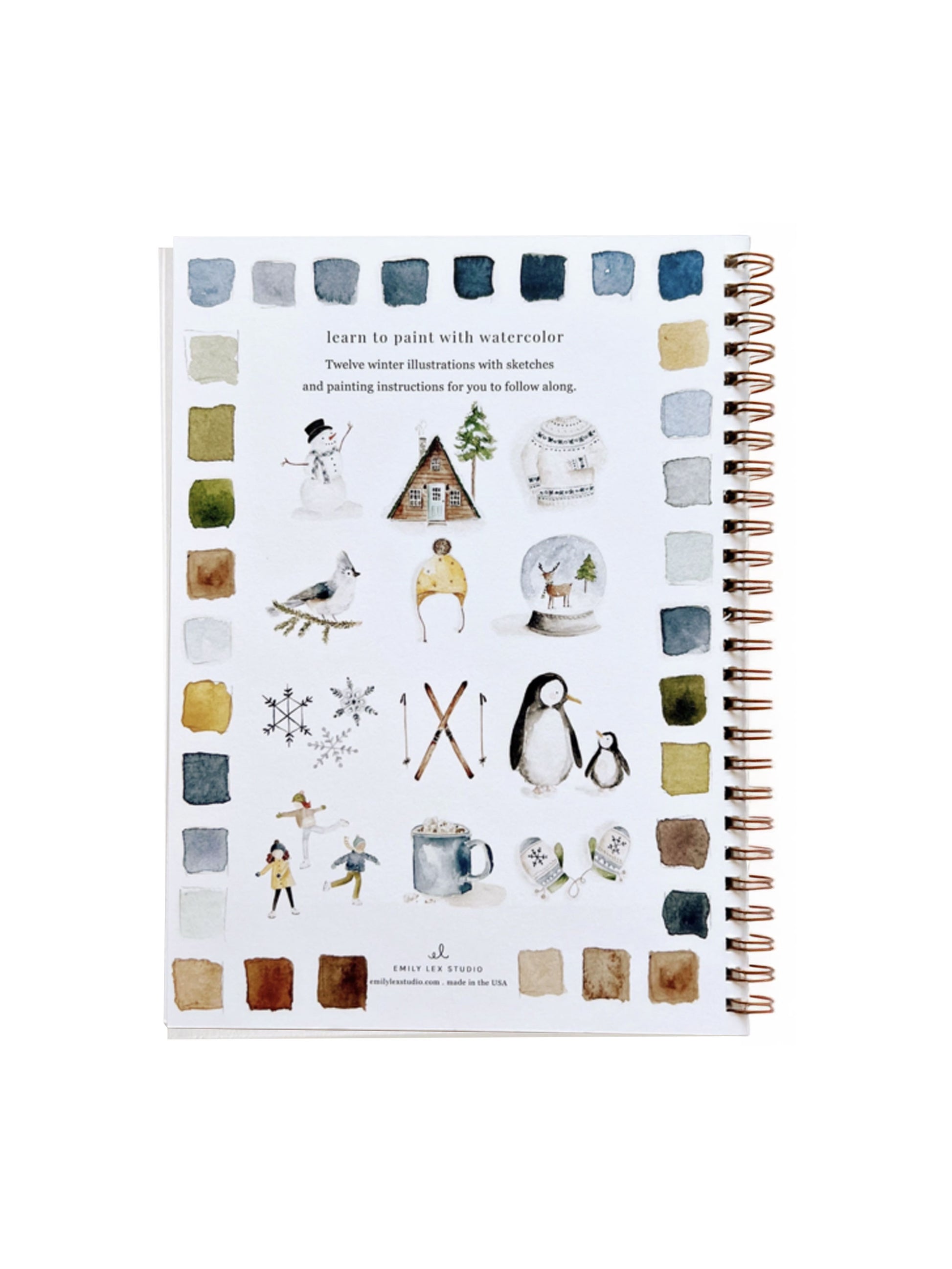 Winter Watercolor Gift Set Weston Table