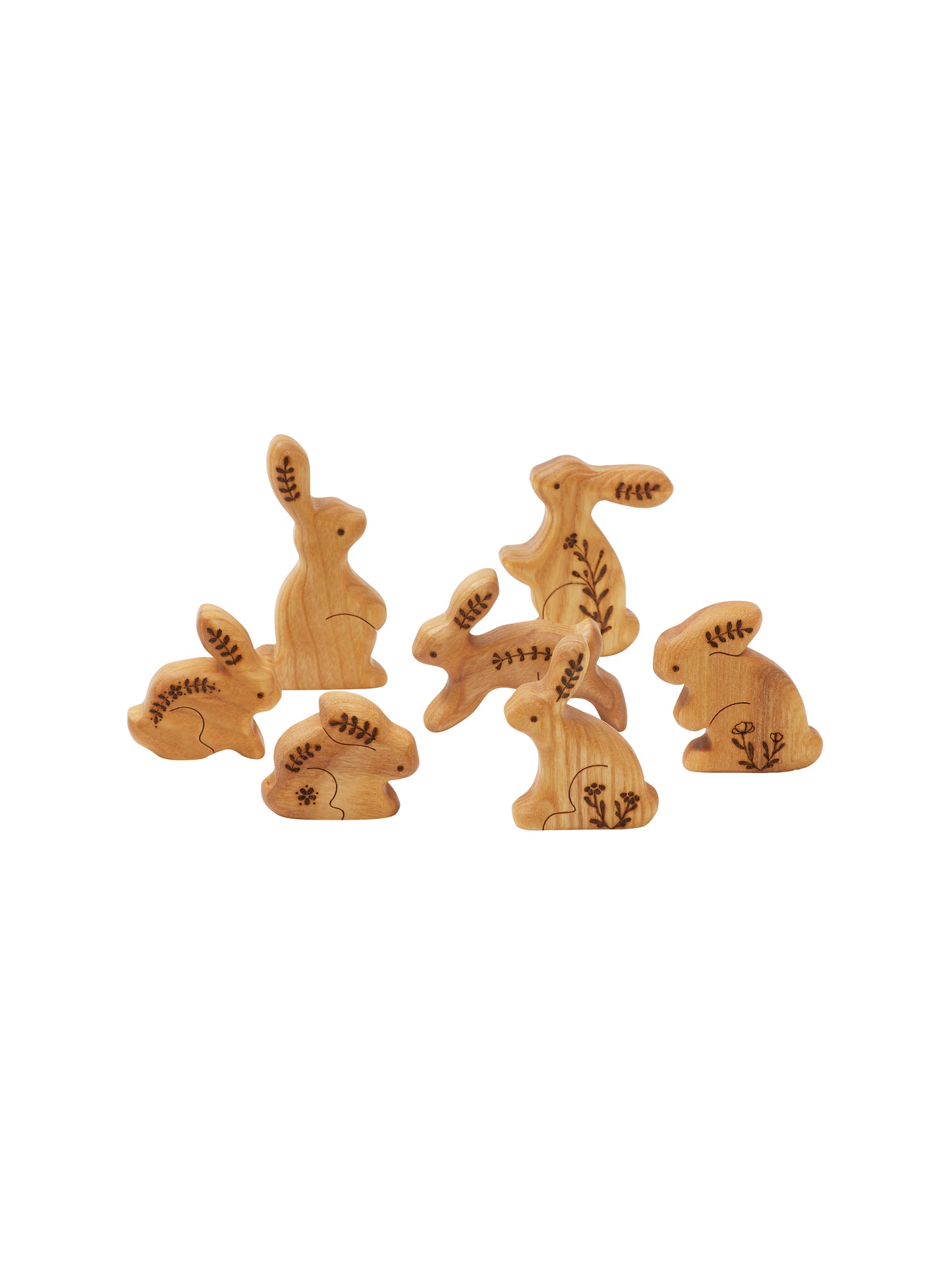 Heirloom Wood Bunny Family Set Weston Table