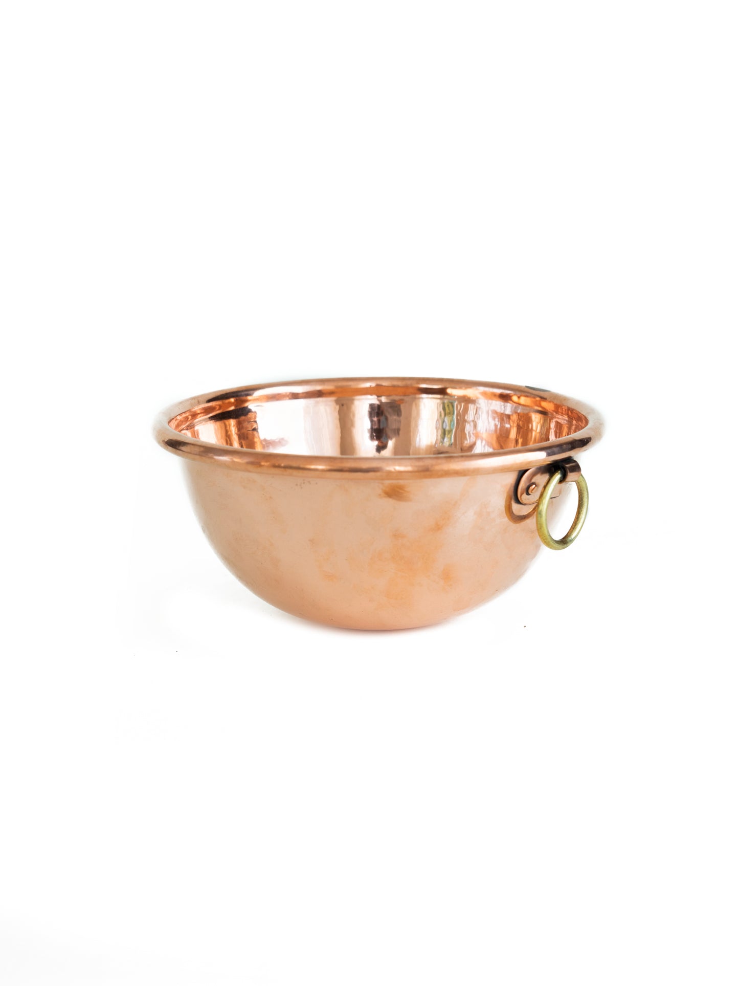 1880s Small English Copper Egg Bowl Weston Table