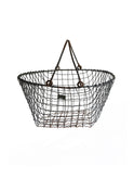 Vintage 1910 French Wire Oyster Basket