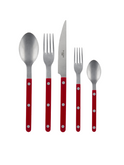Sabre Paris Bistro Red 5 Piece Place Setting