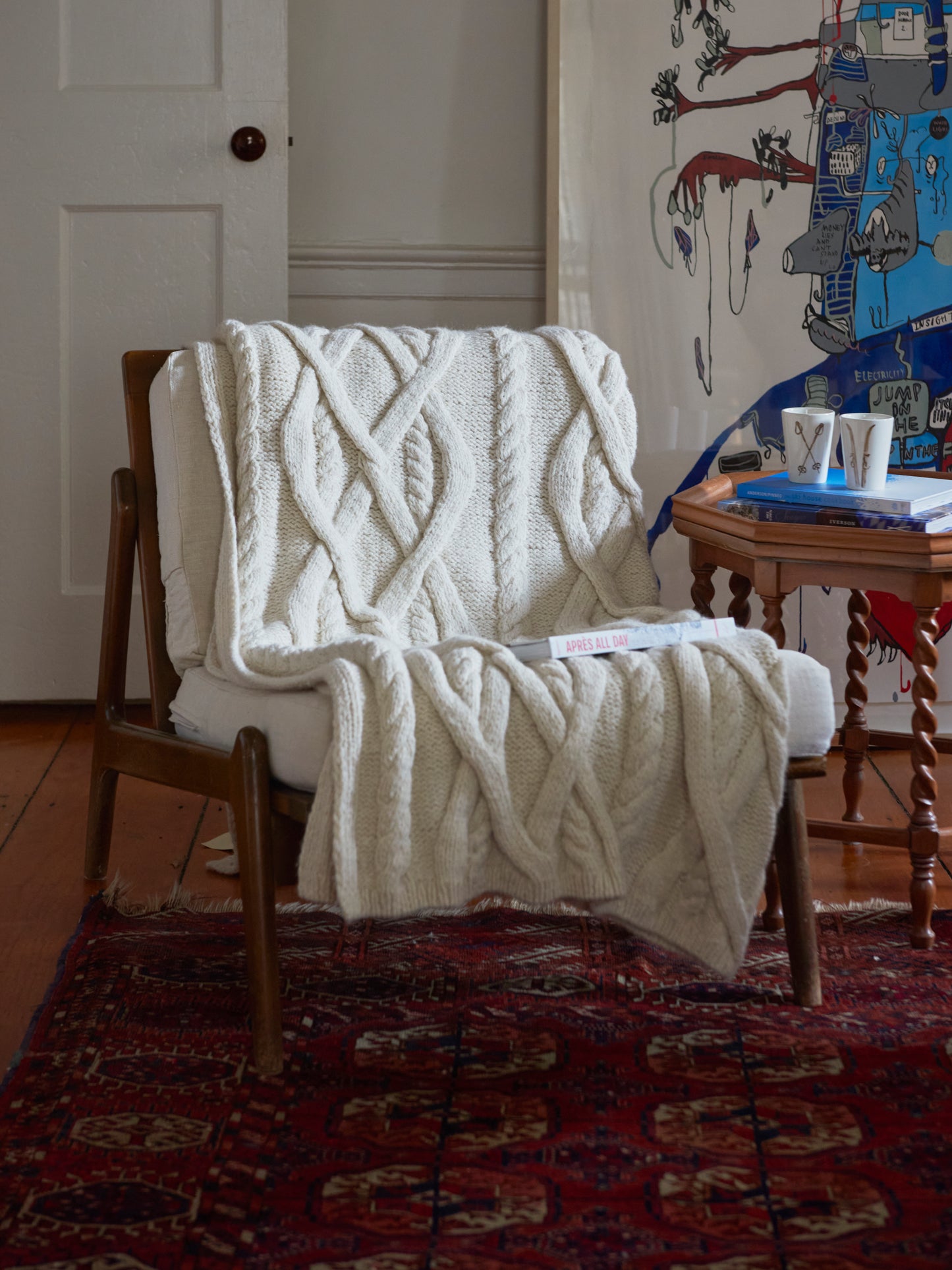 Alicia Adams Alpaca Buckley Throw Weston Table