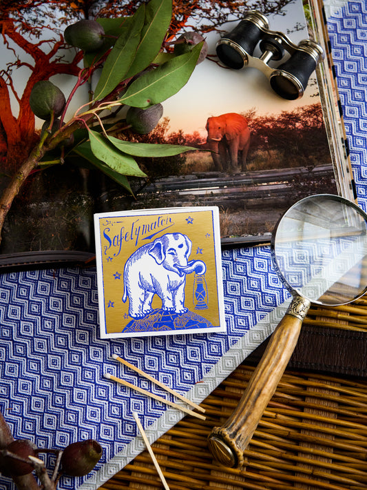 Archivist Gallery Elephant Matchboxes Weston Table