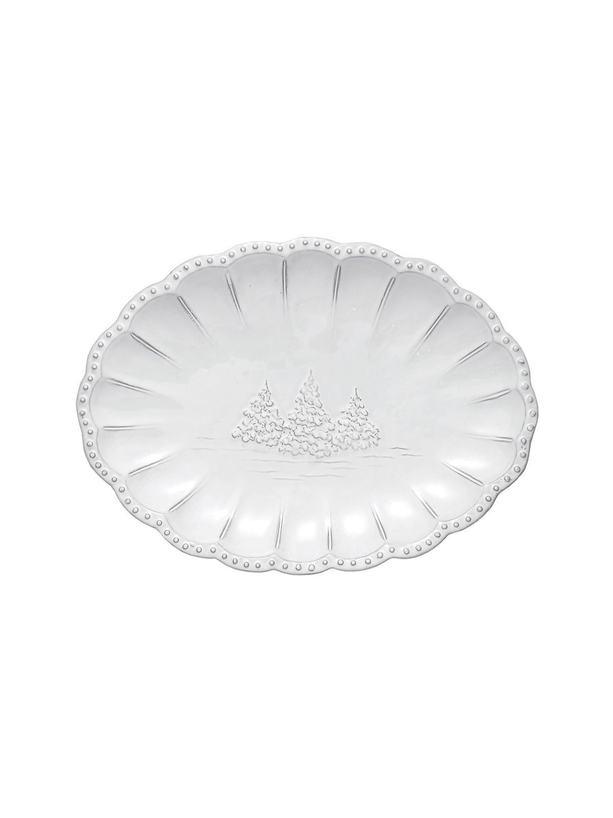 Arte Italica Bella Natale Small Oval Platter Weston Table