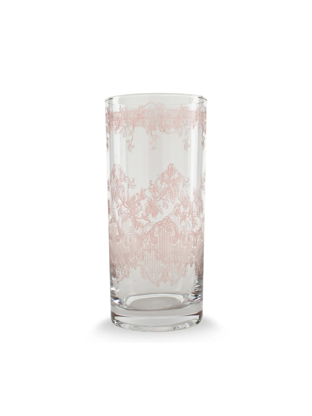 Arte Italica Pink Giardino Highball Glass Weston Table