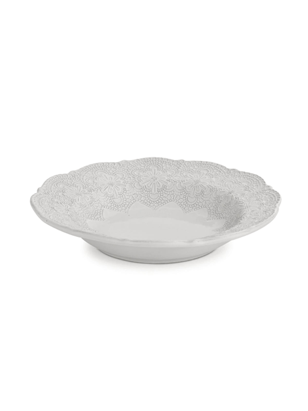 Arte Italica Merletto White Pasta Bowl Weston Table