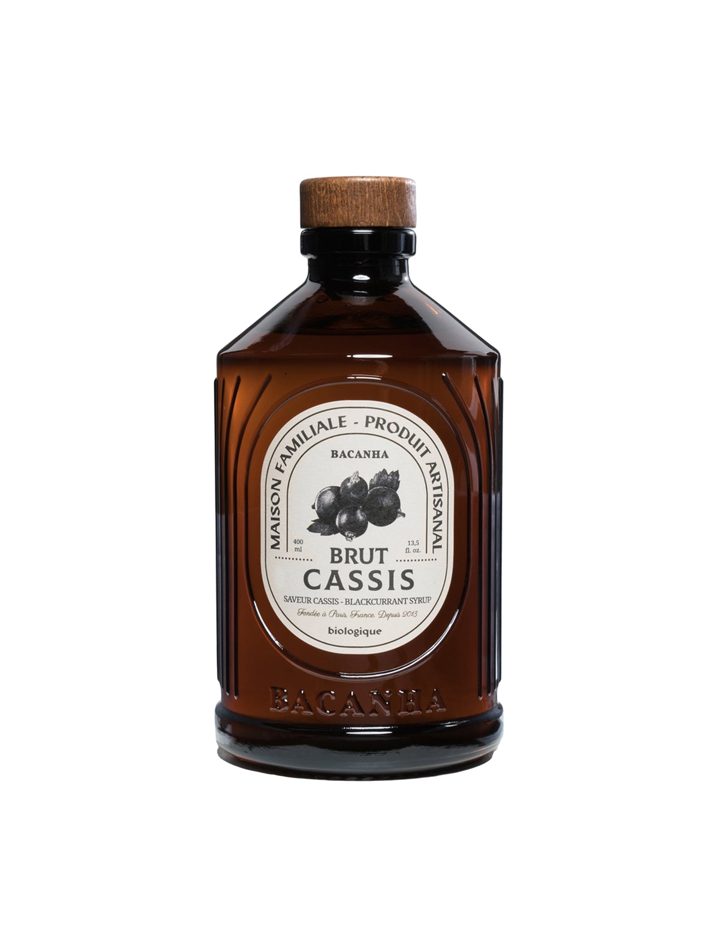 Bacanha Organic Raw Blackcurrant Syrup Weston Table