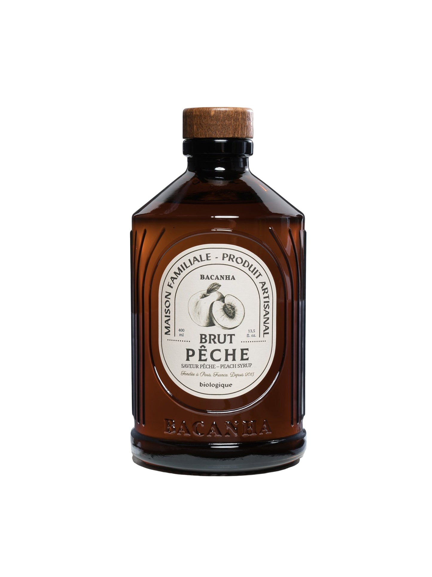 Bacanha Organic Raw Peach Syrup Weston Table