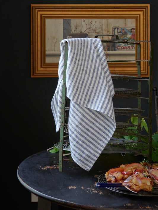 Bar Harbor Stripe Linen Collection Weston  Table