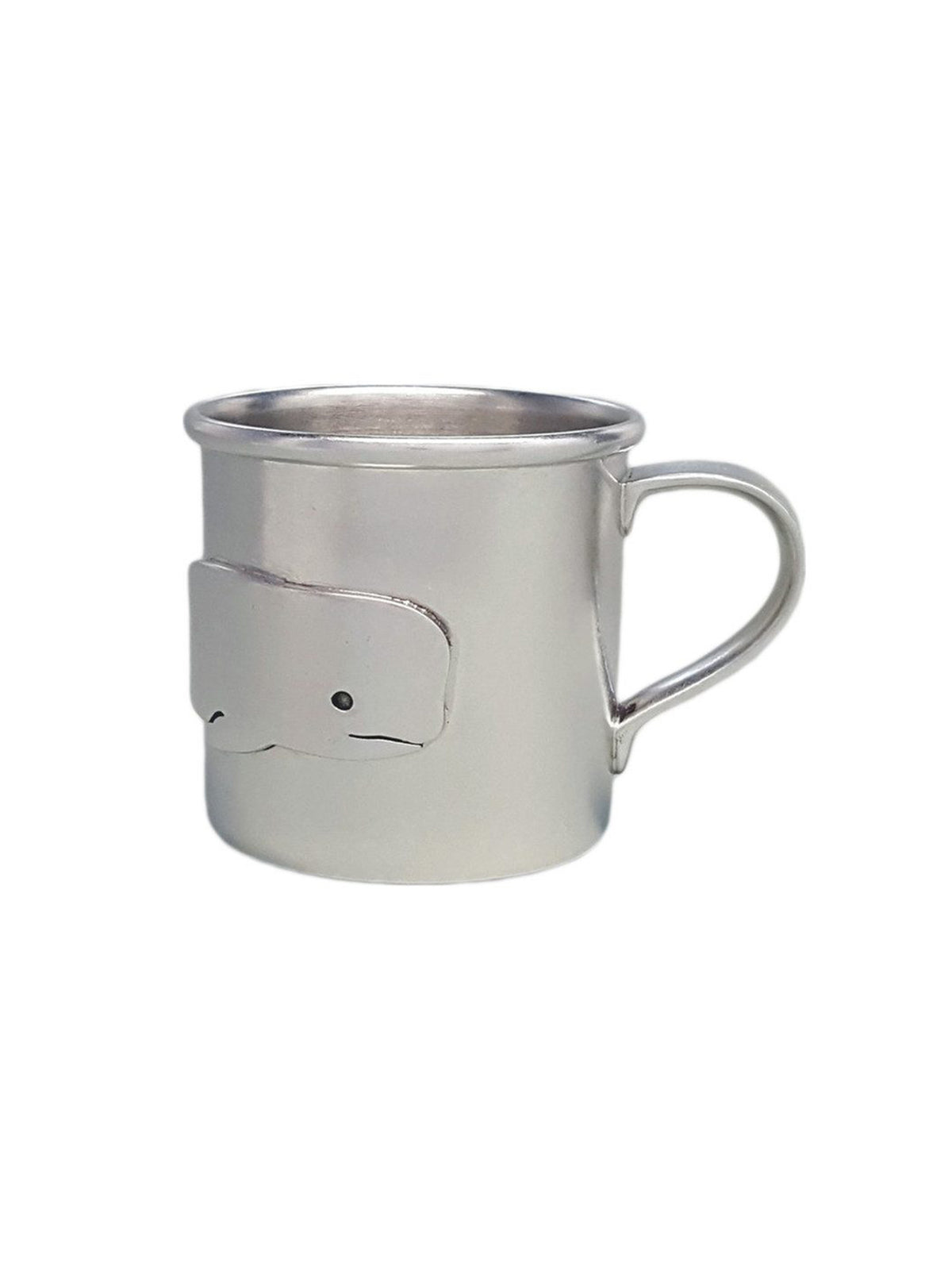 Beehive Handmade Pewter Baby Cup Whale Weston Table