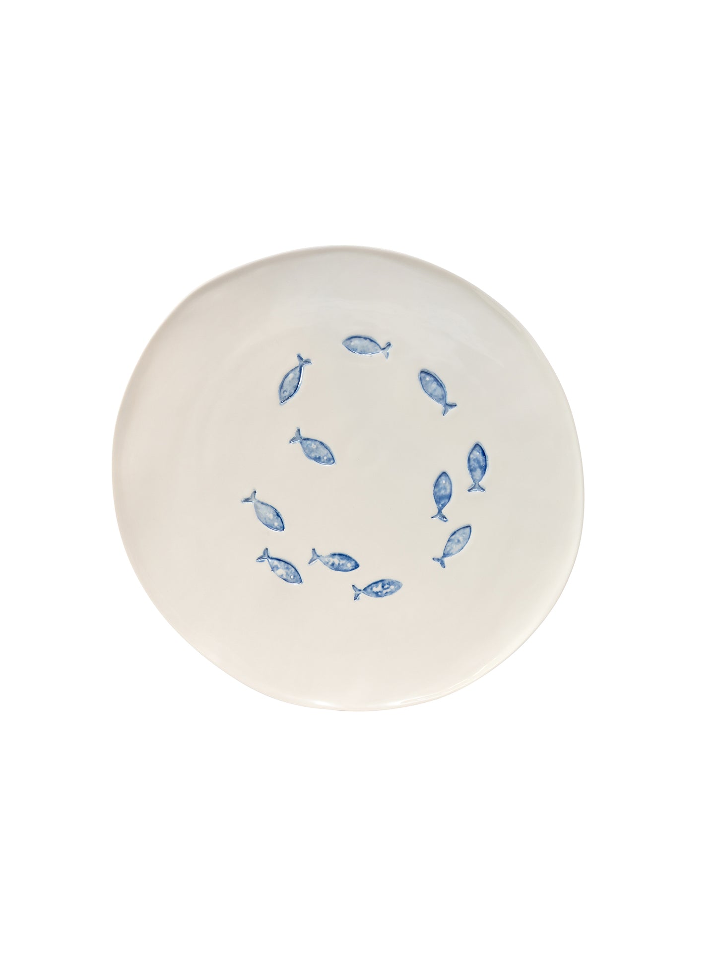 Bertozzi Blue Fish Charger Weston Table