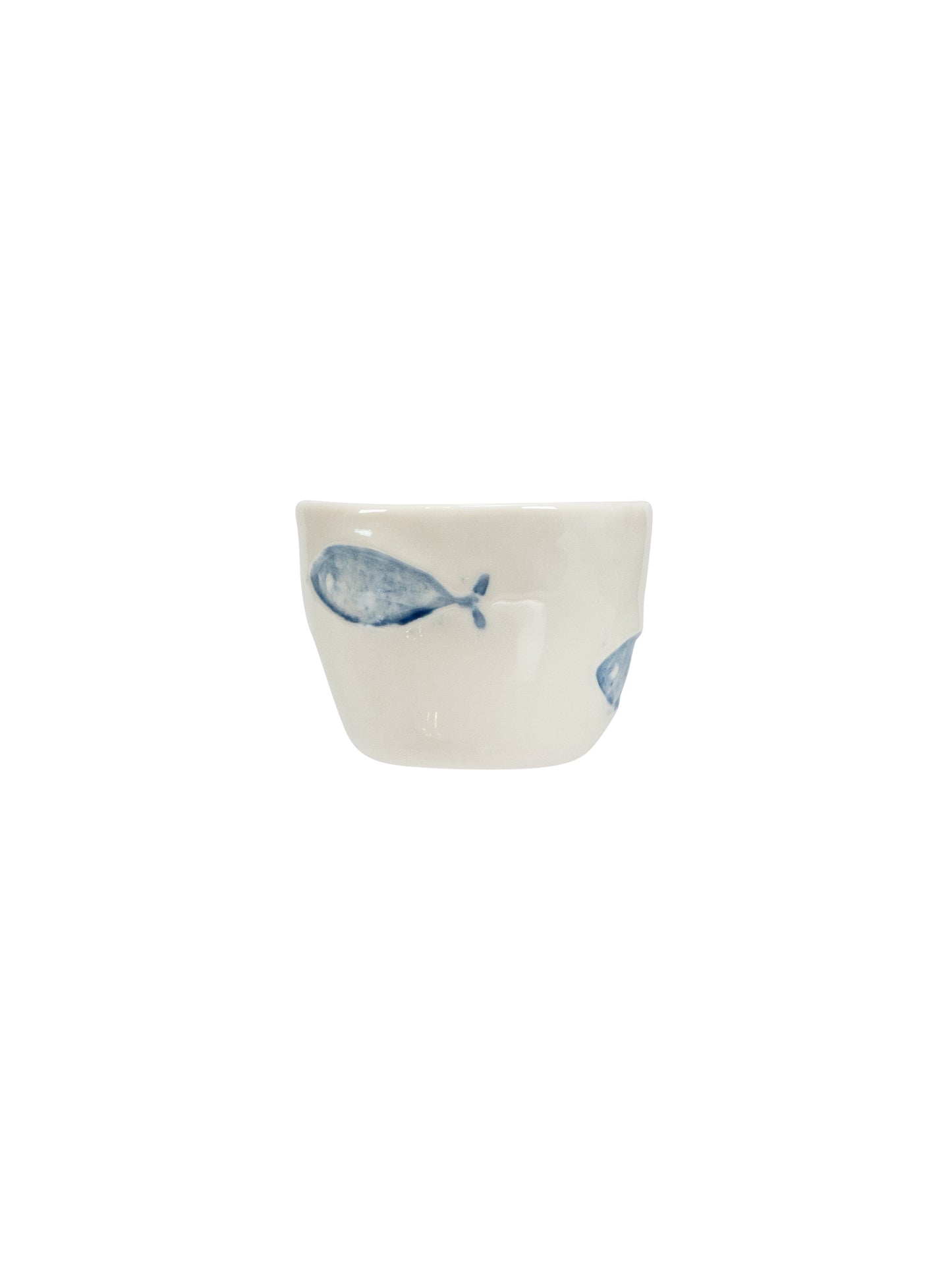 Bertozzi Blue Fish Condiment Bowl