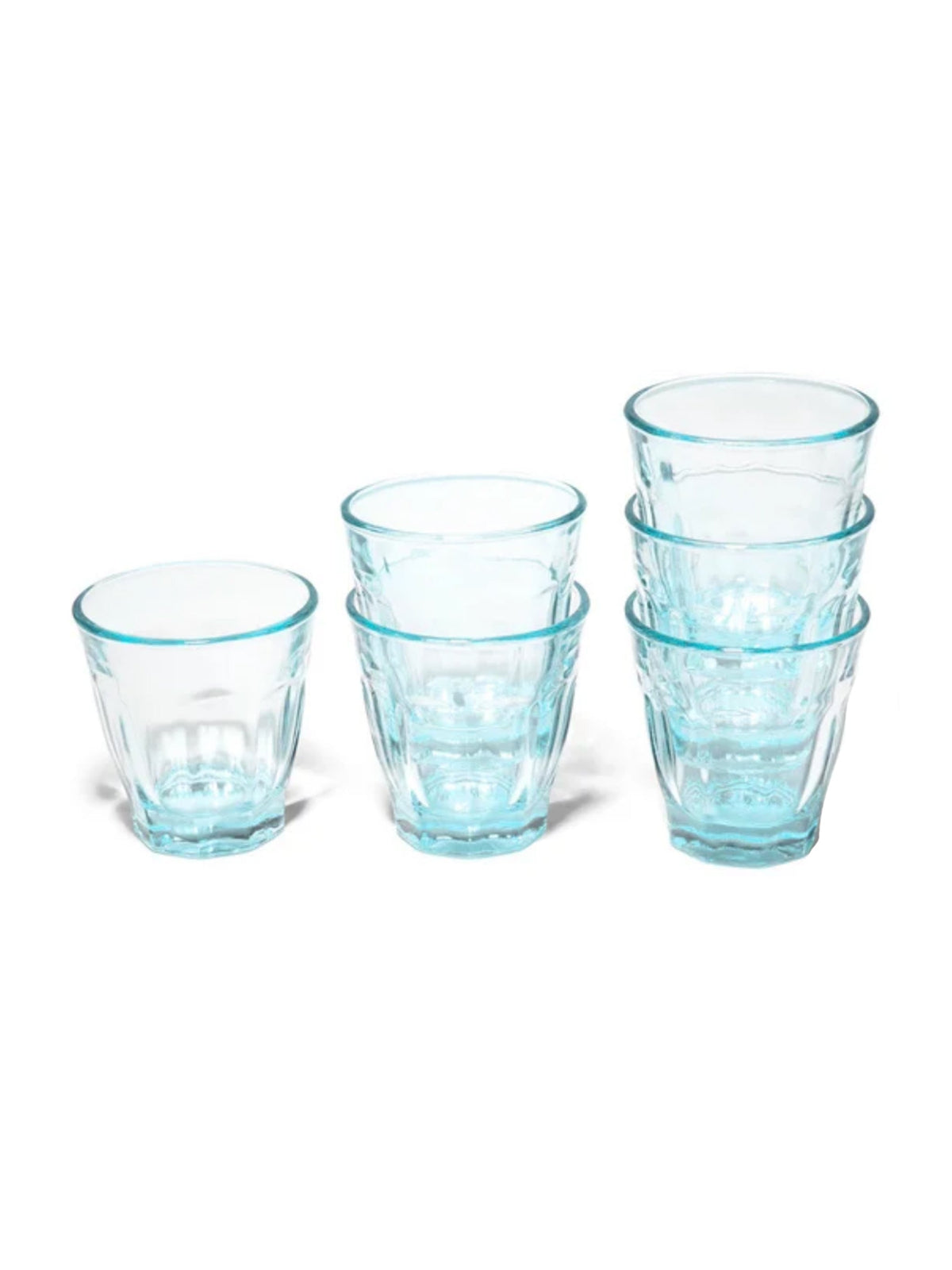 Bistro Glass Set Blue Weston Table