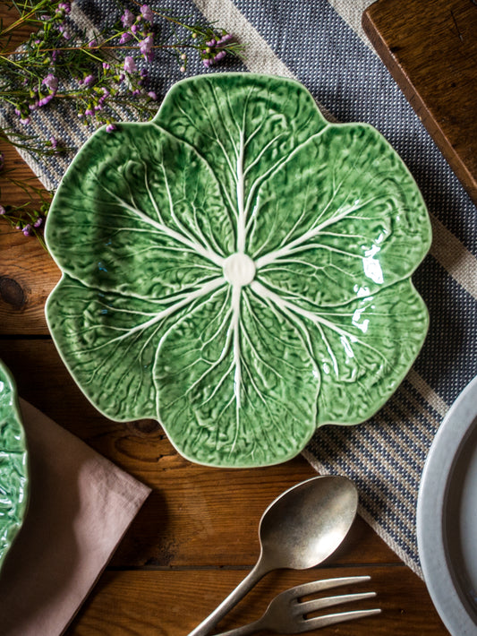 Bordallo Pinheiro Cabbage Dinner Plate Weston Table