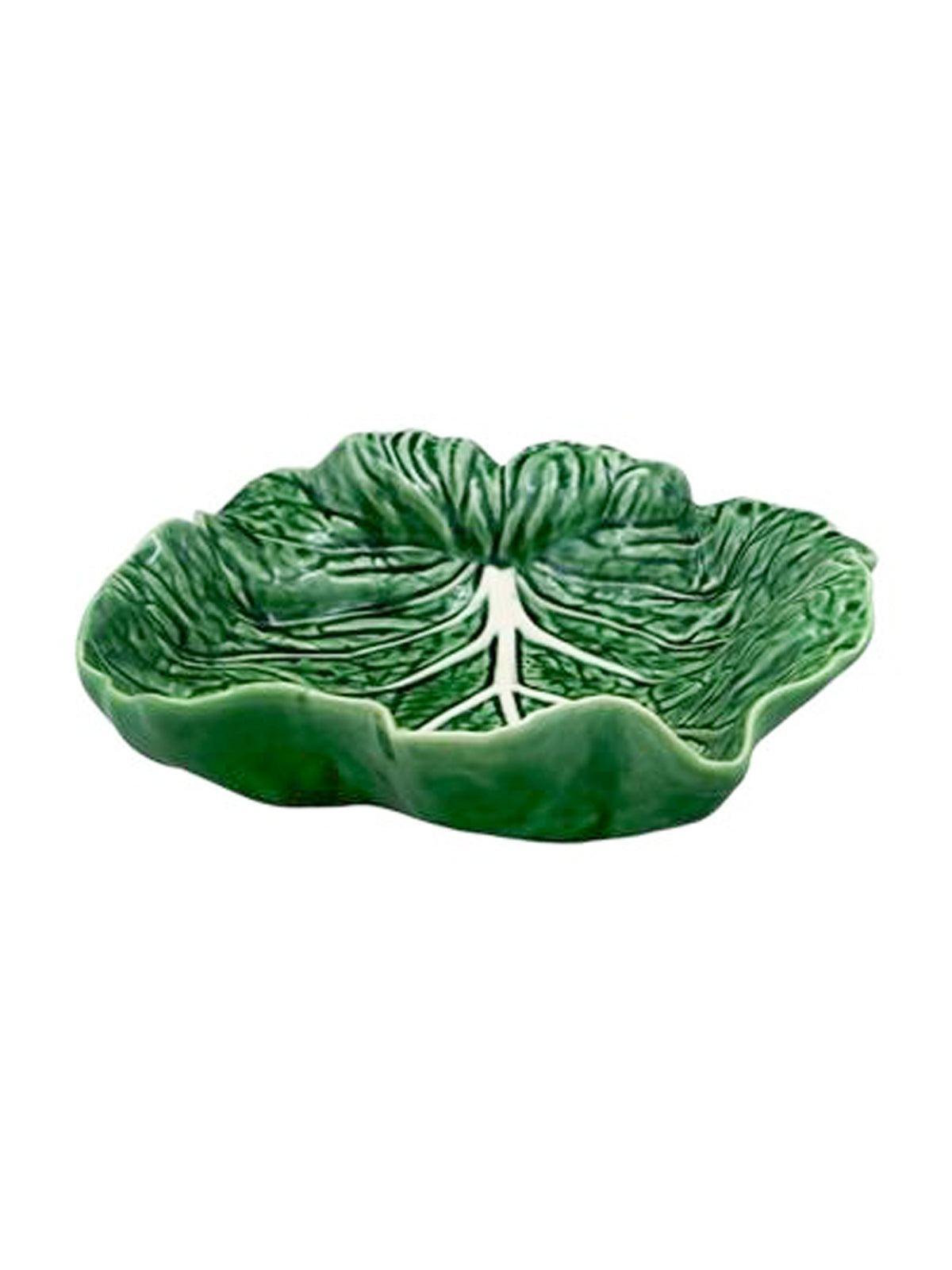 Bordallo Pinheiro Concave Cabbage Leaf Plate Weston Table