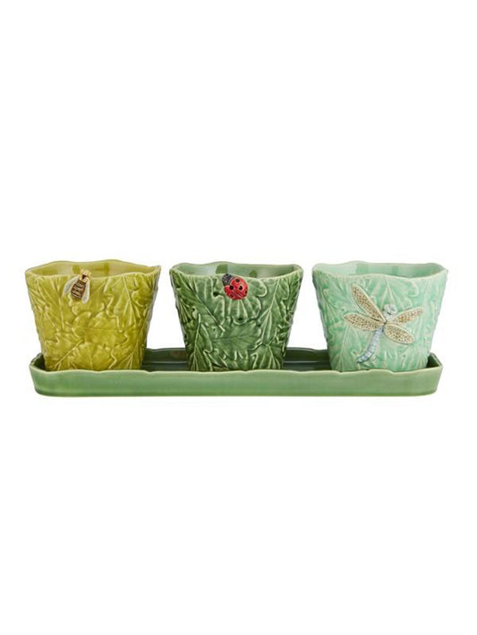 Bordallo Pinheiro Garden of Insects Pots Weston Table