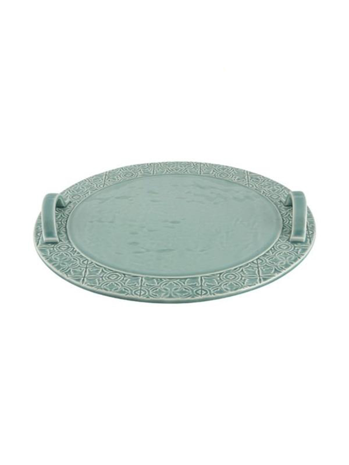 Bordallo Pinheiro Rua Nova Cheese Tray Morning Blue Weston Table