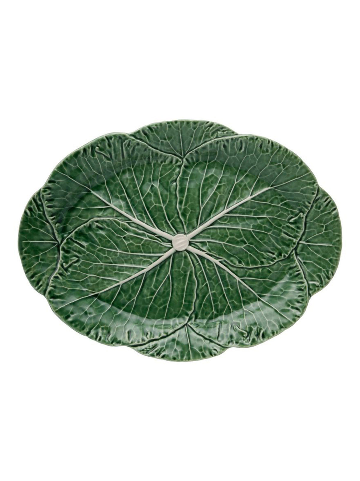 Bordallo Pinheiro Cabbage Oval Platter 16.75" Weston Table