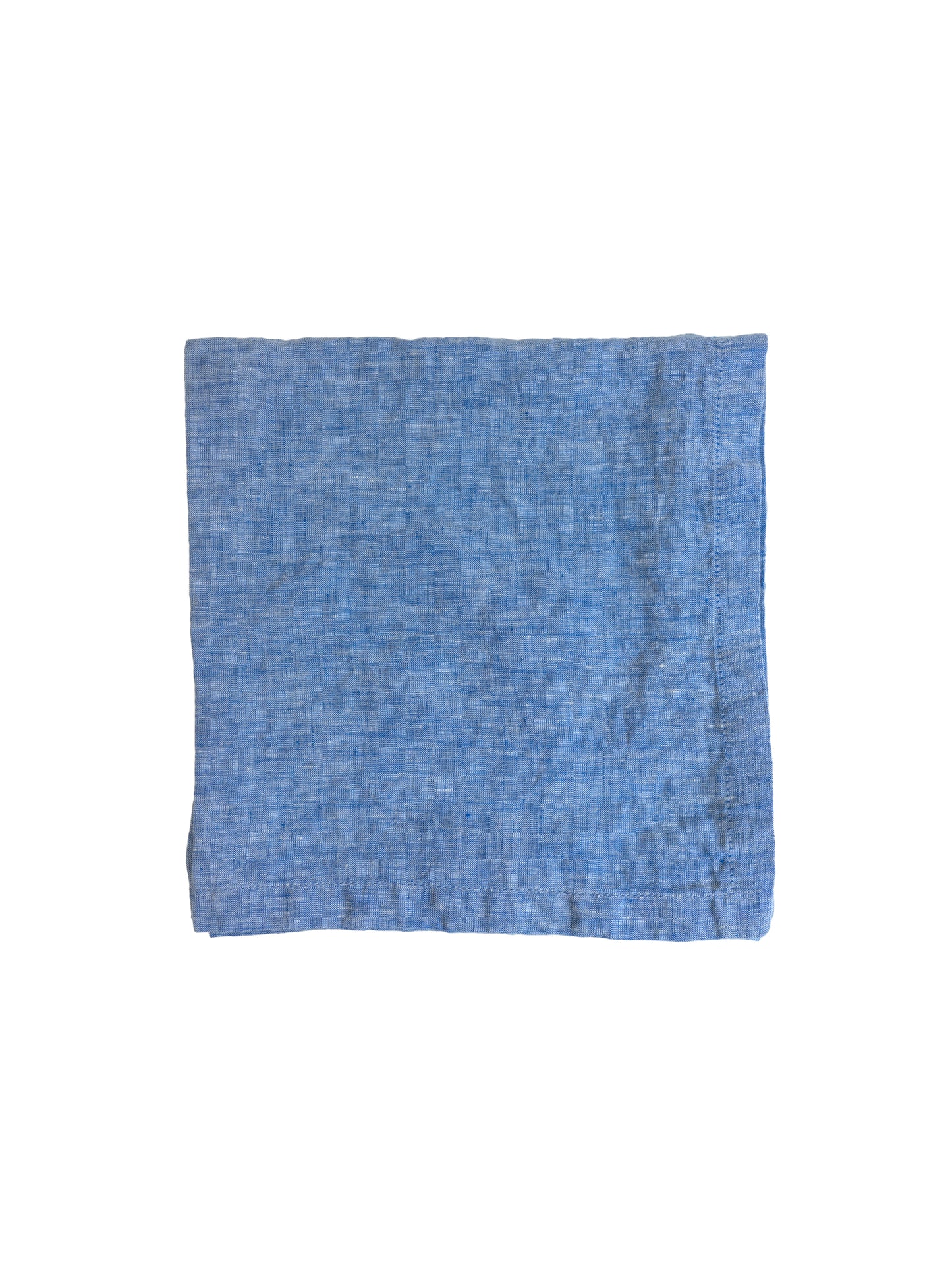 Cape Cod Blue Melange Linen Collection Set of 4 Napkins Weston Table